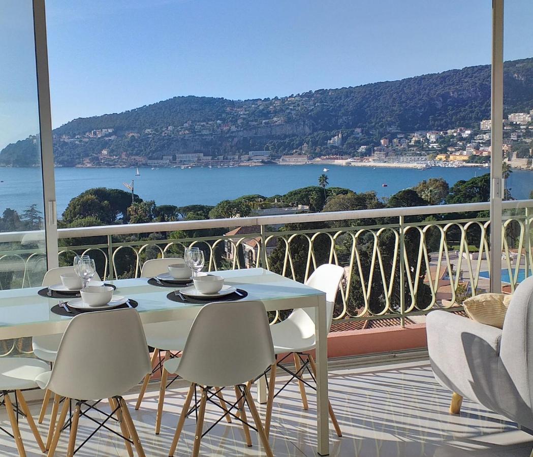 Vue Mer Exceptionnelle Entre Nice Et Monaco Villefranche-sur-Mer Exterior foto